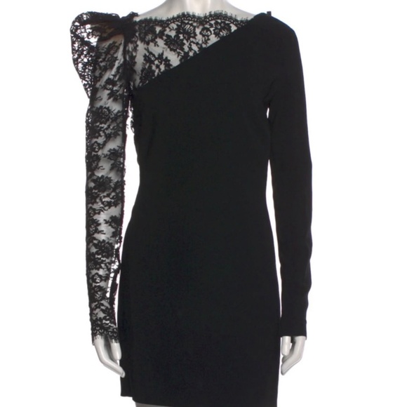 DSQARED2 Black Lace Embellished Mini Dress M/US6 (IT42) NWT - Picture 7 of 16